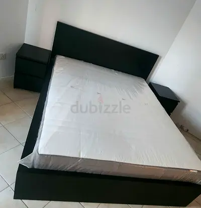 Ikea Queen size bed with mattress available in perfect condition
