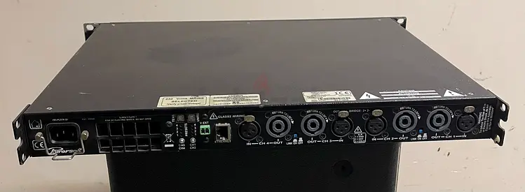Void Bias VQ 4-channel power amplifier built around Powersoft technology