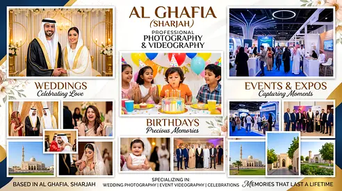 Creative Photography Videography Services in Al Ghafia, Sharjah | Capture Your Brand Professio