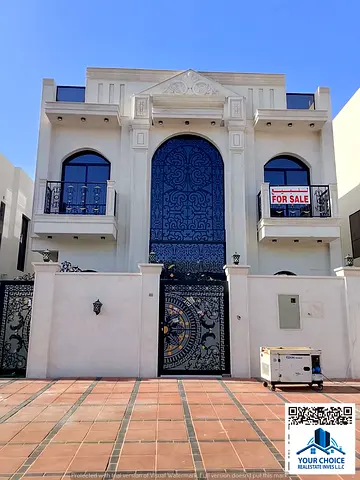 فيلا فاخرة للبيع في الحليو 2 بعجمان بموقع مميز قريب من شارع محمد بن زايد، تصميم عصري ومساحات واسعة تناسب العائلات، تشطيبات راقية وتملك حر لجميع الجنسي