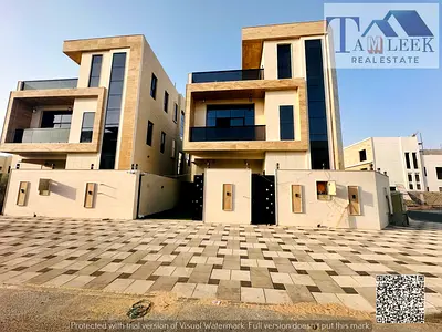 فيلا ممتازة في منطقة الباهية، عجمان، مع مسبح خاص، وتصميم مميز، وملكية حرة لجميع الجنسيات.