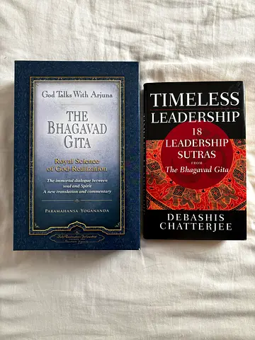 Bhagavad Gita, Spirituality  Leadership Books – Flawless 2-Book Set