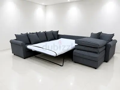 Large Comfortable Sofa Set
Two 2-Seater Sofa Beds • Center  Corner • Storage Space