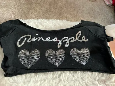 Crop top! Black and gold edition!