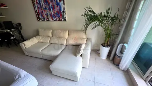 ikea Eskilstuna L shape sofa bed with storage