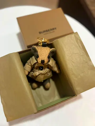 Burberry Thomas Bear Keychain in Trench Coat — Authentic, Boxed