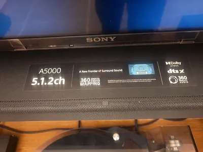 Sony Premium Dolby Atmos Setup: HT-A5000 Soundbar + Flagship SA-SW5 Subwoofer (300W)