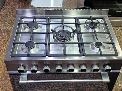 Technogas Superior 5 Burners Gas Cooker With Oven 90x60cm Excellent Condition made in Italy