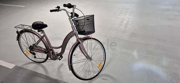 Mogoo Brooklyn 6 Speed Cruiser Bike, 24/26 Inch, City-Bike with Gears, Steel Frame, Road-Bike