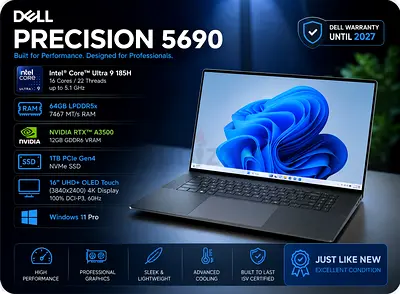 Dell Precision 5690 Mobile Workstation – Like New