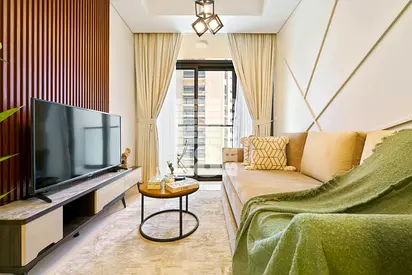 Furnished One Bedroom | pool view