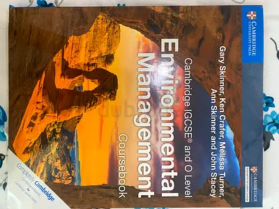 Cambridge IGCSE  O Level Environmental Management Coursebook
