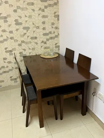 Dining table with chair