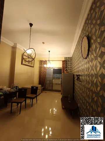 Furnished two-bedroom apartment with a living room for rent in Emirates City, with an open view. Monthly rent i nclusive of all utilities for only AED
