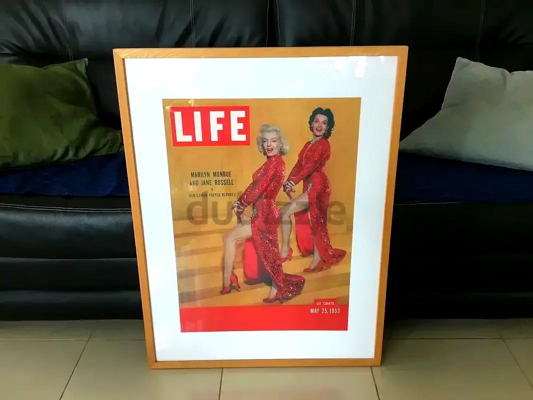 Classifieds: LIFE 1953 Cover (Marilyn Monroe/Jane Russell) Framed