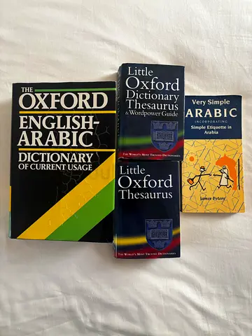 Oxford English-Arabic Dictionary  Language Reference Books – Set of 4