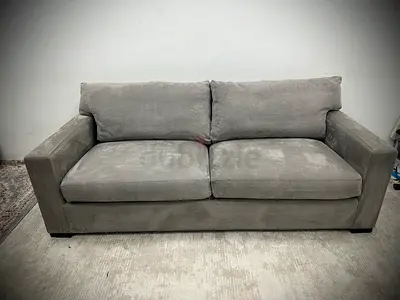 Excellent condition cratebarrel axis model three seater sofa