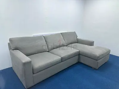 Still brand new cratebarrel axis model lshape sofa