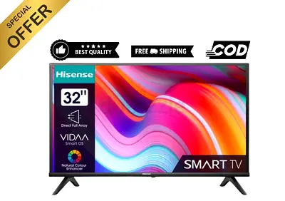 Hisense 32 Inch E4K HD Smart VIDAA TV 32E4K