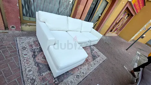 Cratebarrel Axis lshape Sectional sofa