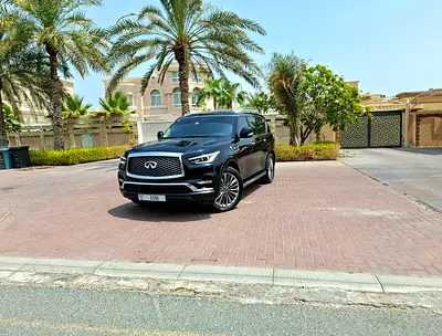 Astonishing QX80 2021 - GCC - Top Option With Radar - Fully Agency Maintained - Zero Accident