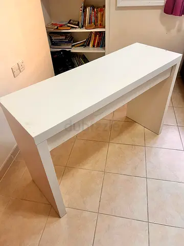 White Narrow Console Table - Simple  timeless Modern Design
