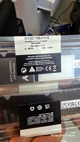 Kingston FURY Beast 16GB (2x8GB) DDR4 3600MHz RAM Kit