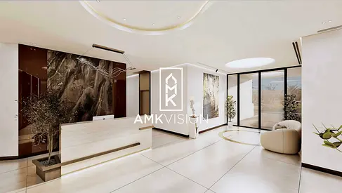 شقة بغرفة نوم واحدة | سكن زينيا | إطلالات على المسبح والحديقة