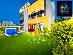 Two-story villa with a private pool and rooftop terrace, including electricity, water, and air condi