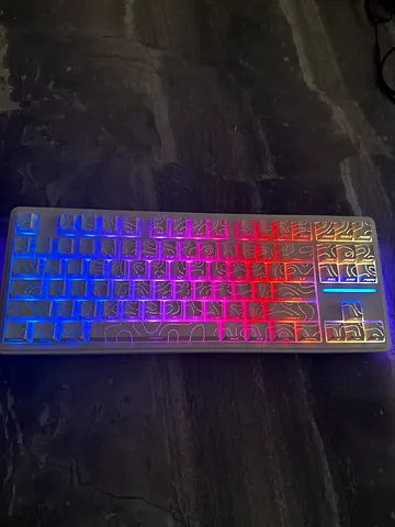 Mechanical keyboard led lights and stand