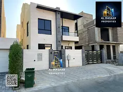 Villa for rent consisting of 4 master bedrooms, two floors and a roof Beautiful villa for rent in Al