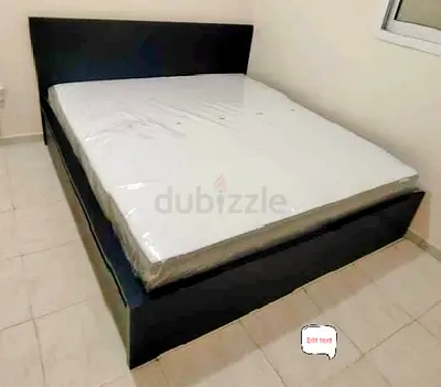 IKEA Malam king size 180×200cm bed frame with IKEA mattress and 2 big storage drawers underneath is