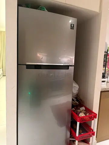 Used stainless steel refrigerator - good working condition