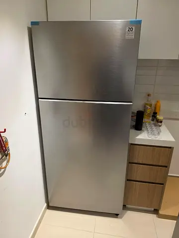 Samsung 720 liters 2-door Top Freezer Refrigerator - Stainless Steel, Flawless Condition