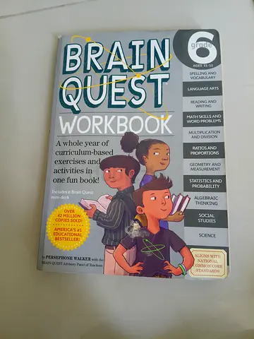 Brain Quest Workbook Grade 6 — Curriculum-Based Exercises