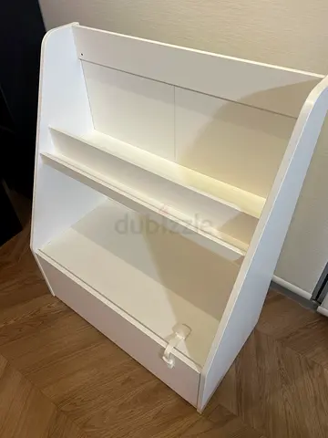 IKEA White Corner Shelving Unit / Small Bookcase - Good Condition