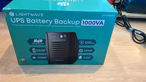 Lightwave LW UPS1000 Battery Backup 1000VA
