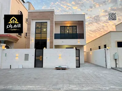 فيلا نيومودرن 6 غرف على شارعين للبيع تملك حر تصمييم فلل دبى خلف المسجد تقسيط شهرى ومباشر على شارع الشيخ محمد بن زايد.