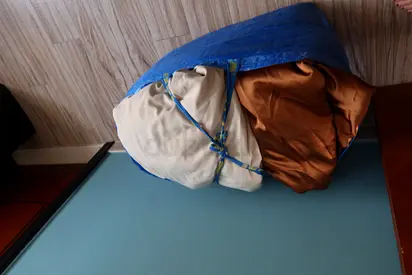 Rolled-up fabrics for clothing making tailoring