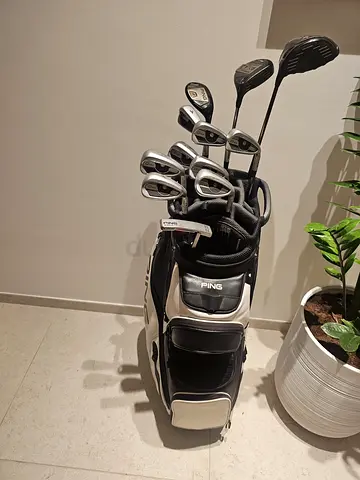 G-400 Full Set of Ping Golf Clubs with Bag — Drivers, Irons, Putter