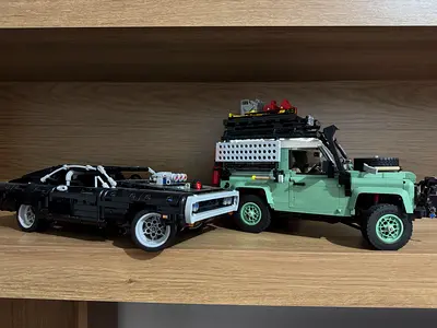 2 Custom LEGO Land Rover and Dodge FF