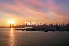 Closed Kitchen | High Floor | Water and Burj View