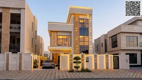 Villa for sale in Al-Haliyo 2 | 5 master bedrooms with a roof terrace and high-end specifications