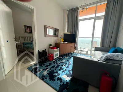 Furnished 1BR | Golf Vita A | Balcony & Pool View