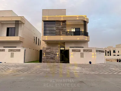 فيلا زاوية شارعين للبيع في عجمان | 5 غرف ماستر + روف | ارتداد كبير | قريبة من المسجد | شامل رسوم التسجيل