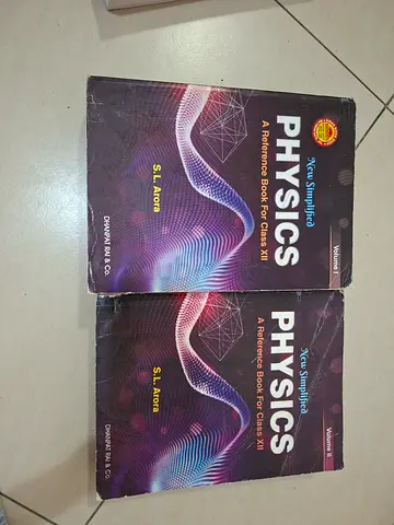 SL ARORA New Simplified Physics (A Reference Book for Class XII) Volumes I  II