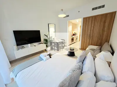 Furnished Studio | Riviera Beachfront | Balcony & City View