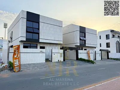 Own a villa in a prime location with luxurious finishes in Al Bahia, Ajman | 6 master bedrooms | Price includes registration fees