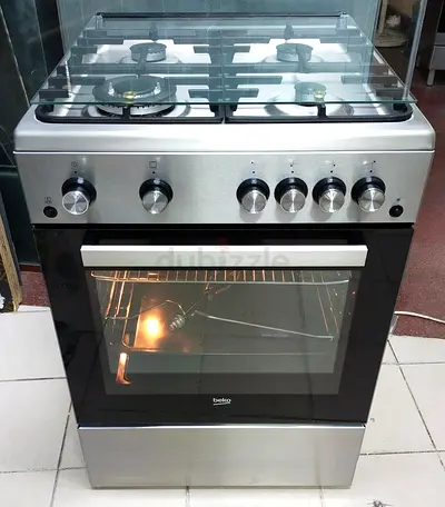 Beko New model 4 Burner Full Gas Cooker Range. 60Cm
