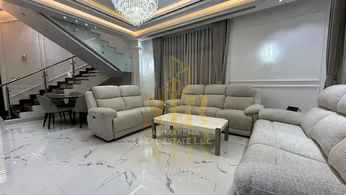 Your dream villa in Ajman: Two floors and a rooftop, 3500 sq ft, including registration and ownership fees, air conditioning, water, electricity, and